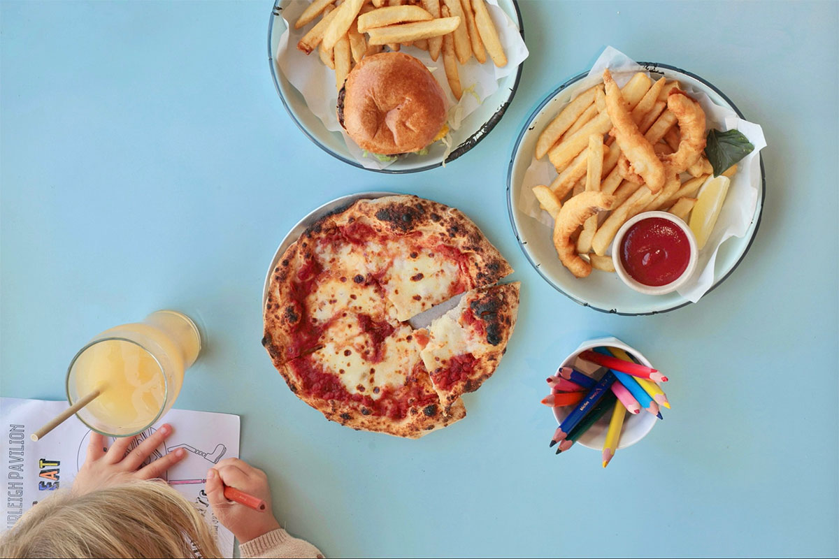 Kids eat free every Monday at Burleigh Pavilion (image supplied)